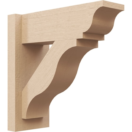 Ekena Millwork 5 1/2-in W x 14-in D x 14-in H Funston Trad Rough Cedar Woodgrain TimberThane Outlooker, Primed Tan OUTUR055X14X14FST04RCPR